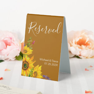 Autumn Sunflowers Wedding Reserved