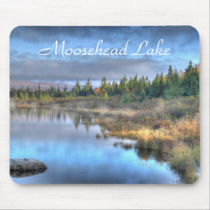 Autumn Sunrise at Moosehead Lake Maine Mouse Pad