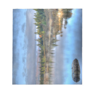 Autumn Sunrise at Moosehead Lake Maine Notepad