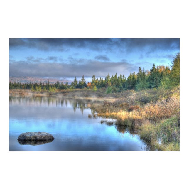 Autumn Sunrise at Moosehead Lake Maine Photo Print (Front)