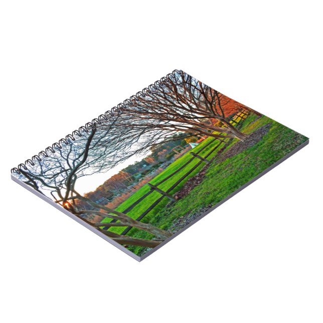 Autumn Sunset by Shirley Taylor Notebook (Left Side)