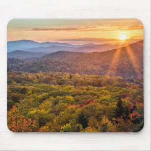 Autumn Sunset from Beacon Heights Mouse Pad