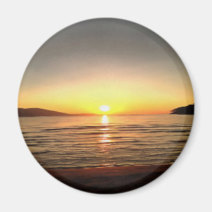 Autumn Sunset Magnet