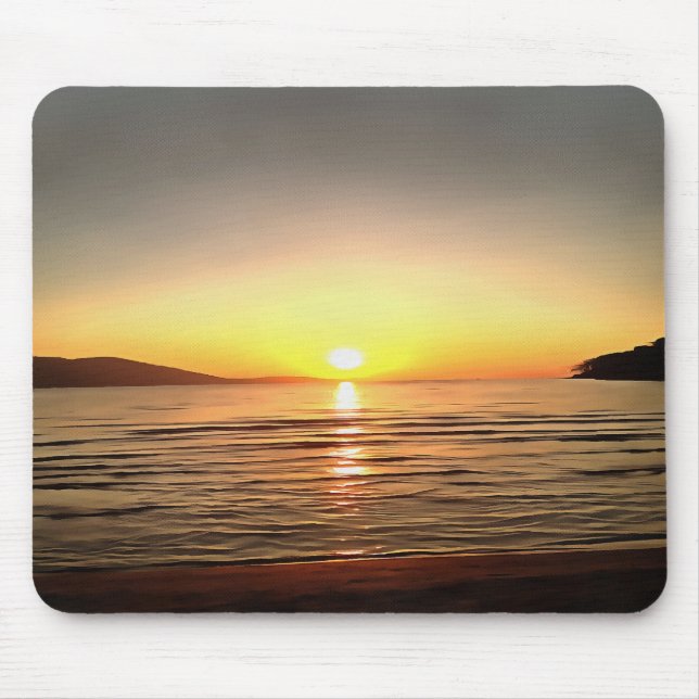 Autumn Sunset Mouse Pad (Front)