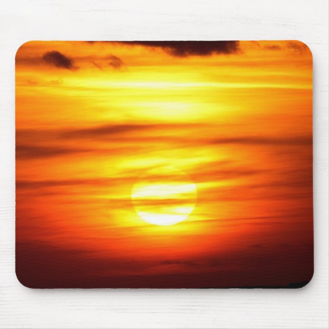 Autumn sunset mouse pad (Front)