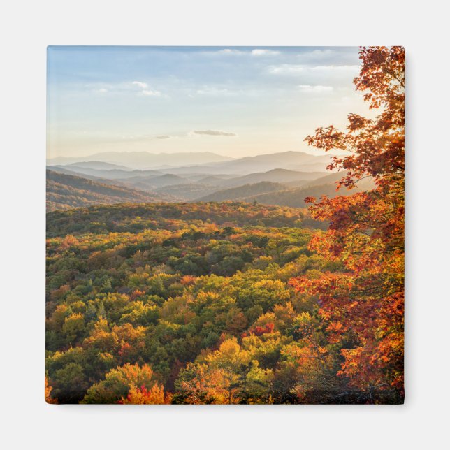 Autumn Sunset | North Carolina Magnet (Front)