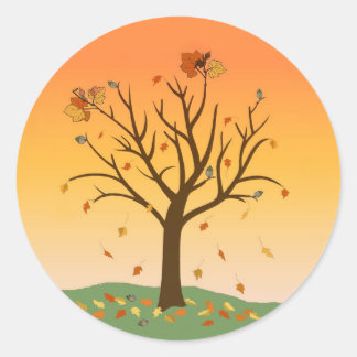 Autumn Sunset Stickers