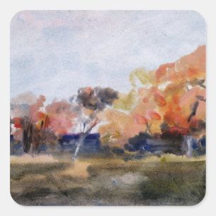 Autumn, Sussex Square Sticker