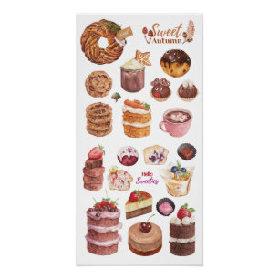 Autumn Sweets Treats Poster
