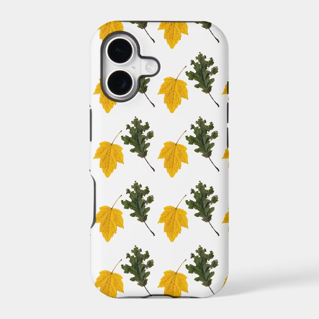 Autumn Symmetry Leaf Pattern (Back)