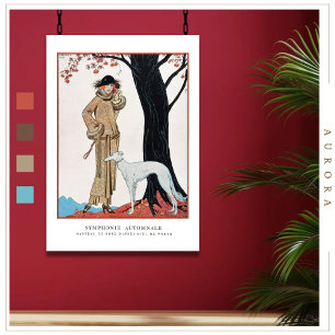 Autumn Symphony 1922 by George Barbier Poster