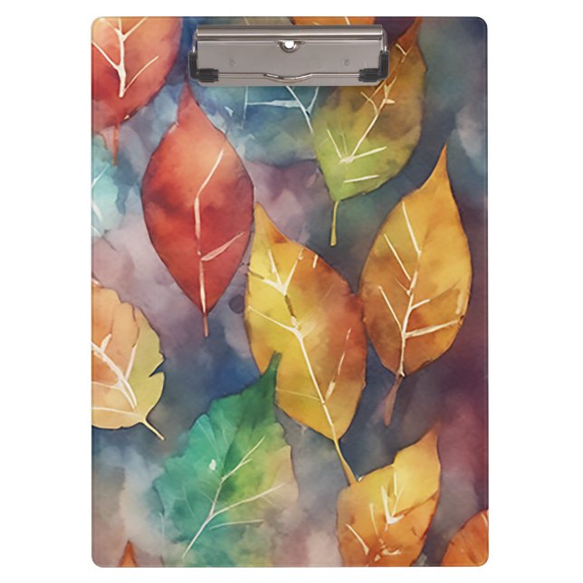 Autumn Symphony of Colors Clipboard (Front)