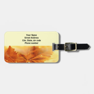 Autumn Tag For Bags - Customised