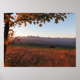 Autumn Tatras sunrise Poster