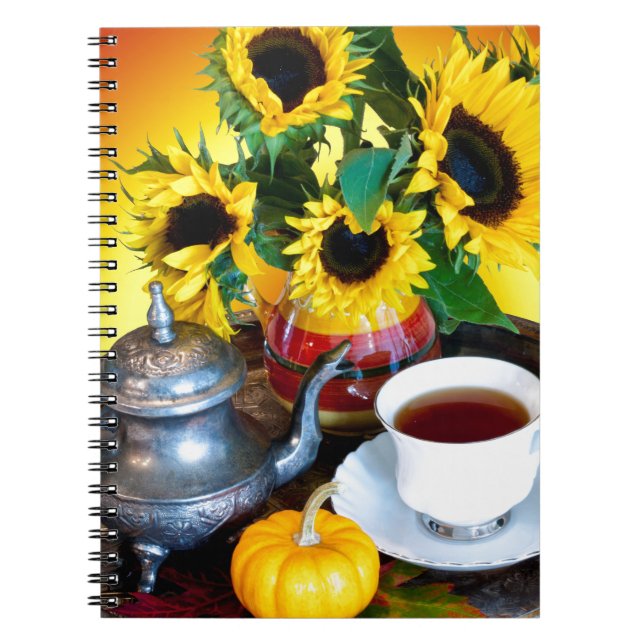 Autumn Tea Service Notebook (Front)