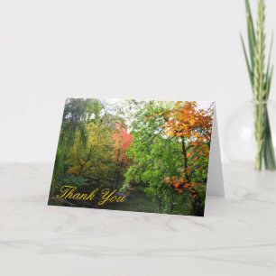 Autumn Thank You Card