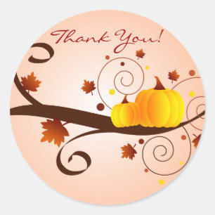 Autumn Thank You! - sticker