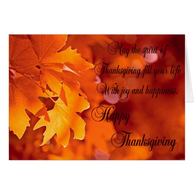 Autumn Thanksgiving (Front Horizontal)