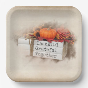 Autumn Thanksgiving Books   Paper Plate