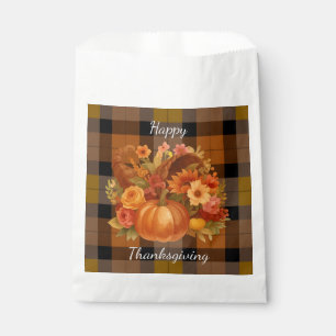 Autumn Thanksgiving Cornucopia Favour Bag