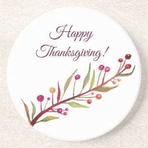 Autumn, Thanksgiving Day Coasters