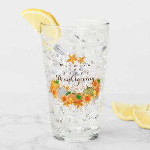 Autumn Thanksgiving Glass