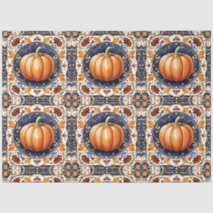 Autumn Thanksgiving Modern Pumpkin Collection Tissue Paper