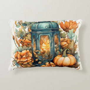 Autumn Thanksgiving Pumpkin Lantern Harvest Decorative Cushion