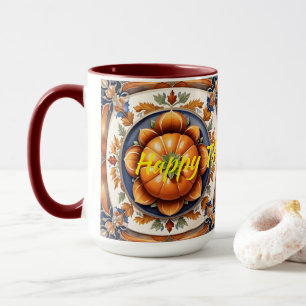 Autumn Thanksgiving Trendy Pumpkin Collection Mug