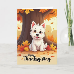 Autumn Thanksgiving Wishes Card