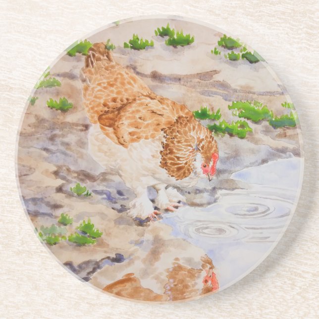 Autumn the Chicken Coaster (Front)