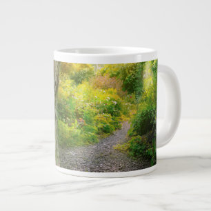 Autumn - The path to grannies house Large Coffee Mug
