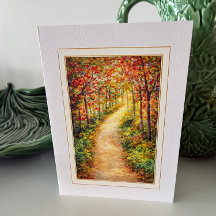 Autumn Thinking of You Sympathy Card