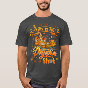 Autumn This is My PajamaFunny Sleepover Fall Yall T-Shirt