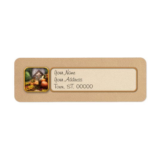 Autumn - This years harvest was awesome! Return Address Label