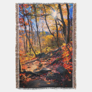 Autumn throw blanket