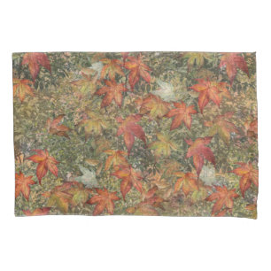 Autumn Throw Pillow Coffee Mug Flask Pillar Candle Pillowcase