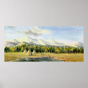 AUTUMN TIPIS by SHARON SHARPE Poster