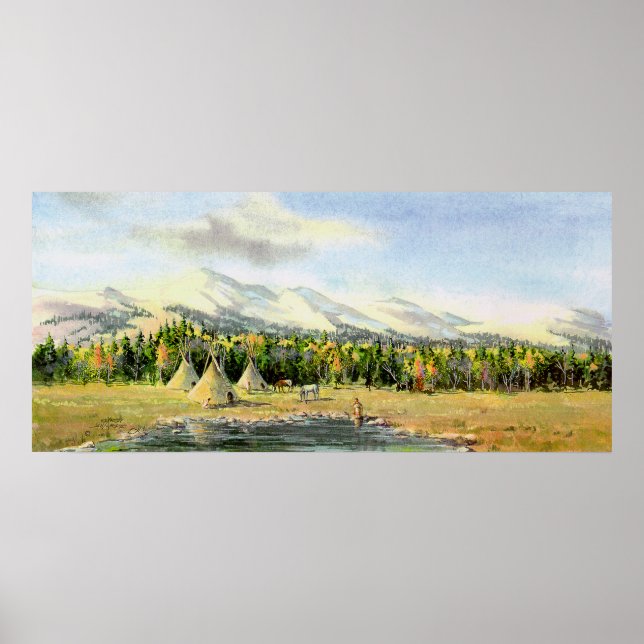 AUTUMN TIPIS by SHARON SHARPE Poster (Front)