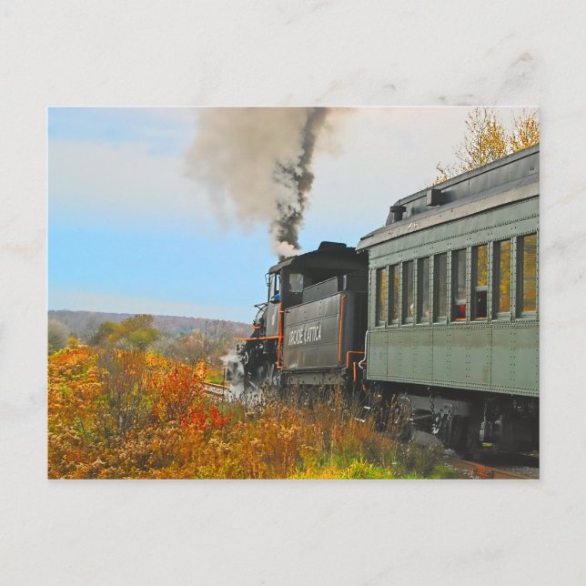Autumn Train Postcard (Front)