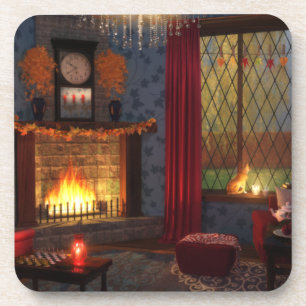 Autumn Tranquillity Cork Coasters