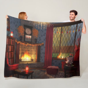 Autumn Tranquillity Fleece Blanket