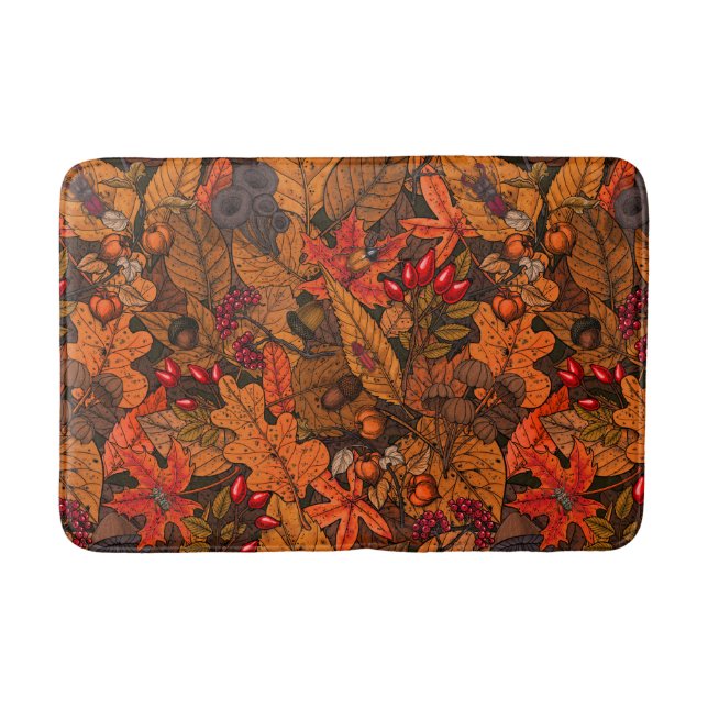 Autumn treasures bath mat (Front)