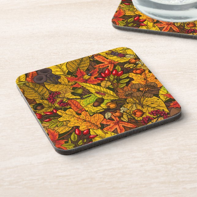 Autumn treasures coaster (Left Side)