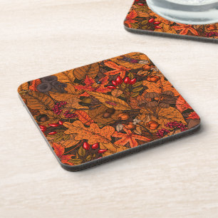 Autumn treasures coaster