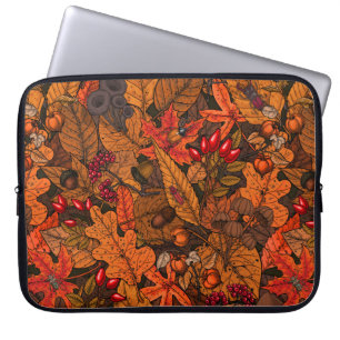 Autumn treasures laptop sleeve