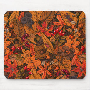Autumn treasures mouse pad