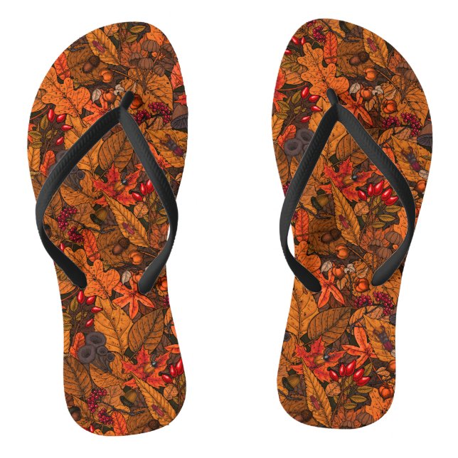 Autumn treasures thongs (Footbed)