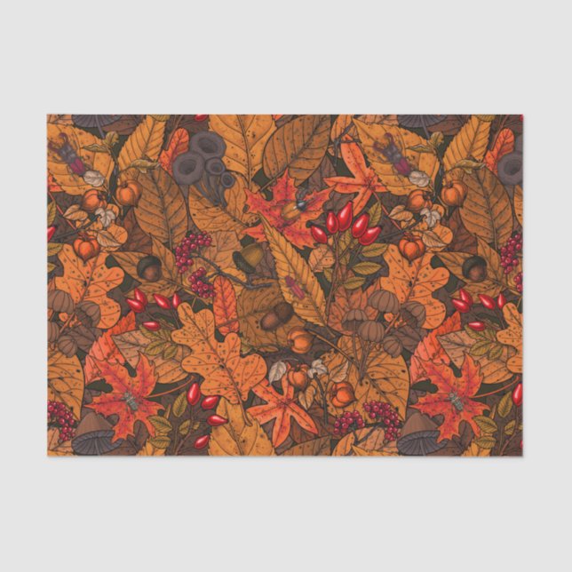 Autumn treasures tissue paper (Front)
