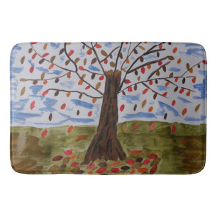 Autumn Tree Bath Mat